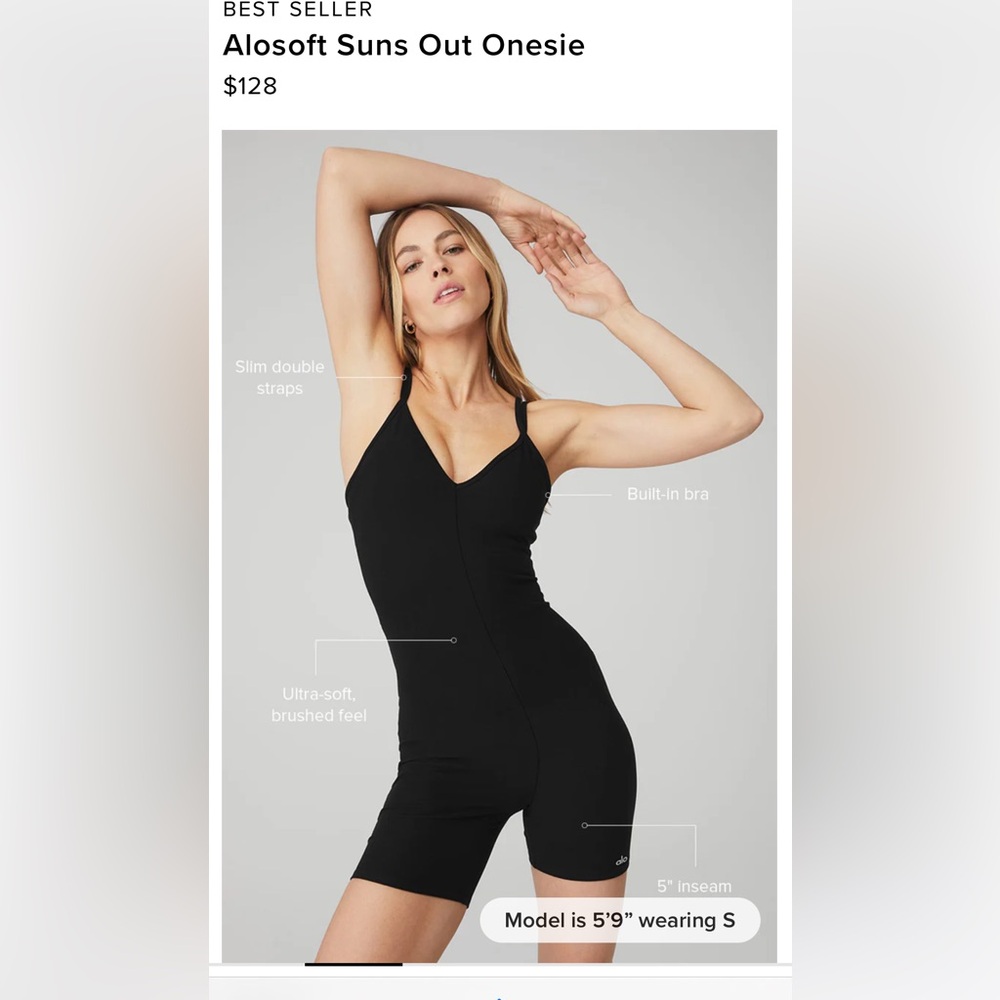 Alo Alosoft Suns Out Onesie